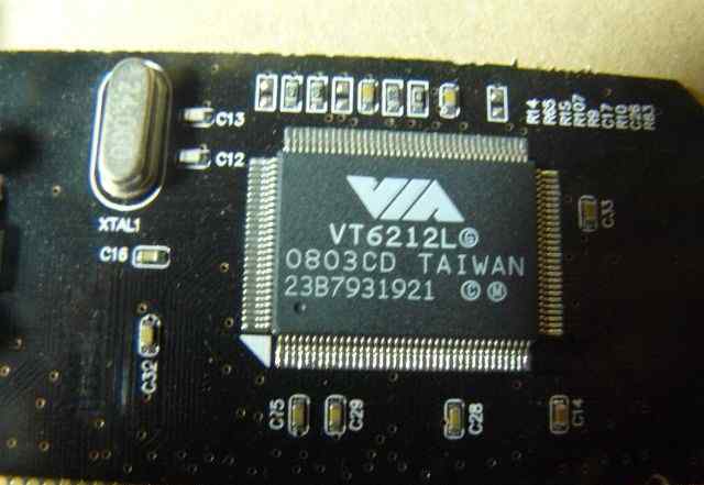 Контроллер USB 2.0 на VT6212L