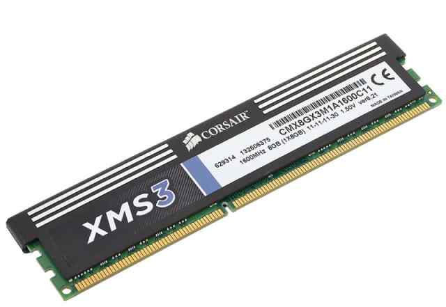 Corsair память PC3 dimm DDR3 4Gb CMX4GX3M1A1600C9