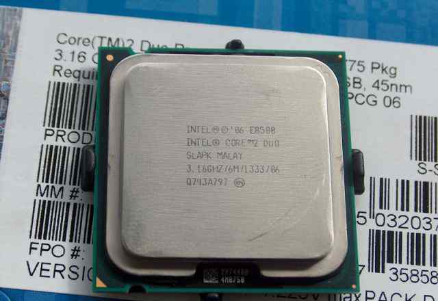 Intel Core 2 Duo E8500 (3.16GHz, 6Mb, 1333MHz)