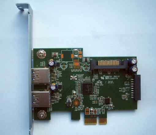 HP USB 3.0 4-port PCIe x1 Card QT587AA