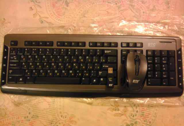 Беспроводная клавиатура и мышь BTC 9089urfiii