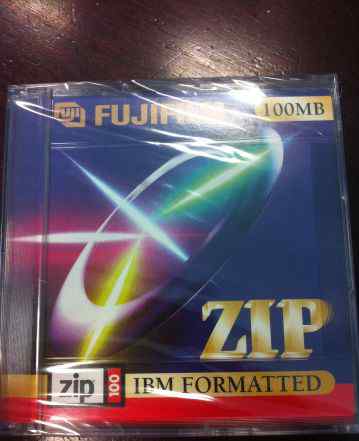 ZIP диски Fujifilm 100 mb запечатанные