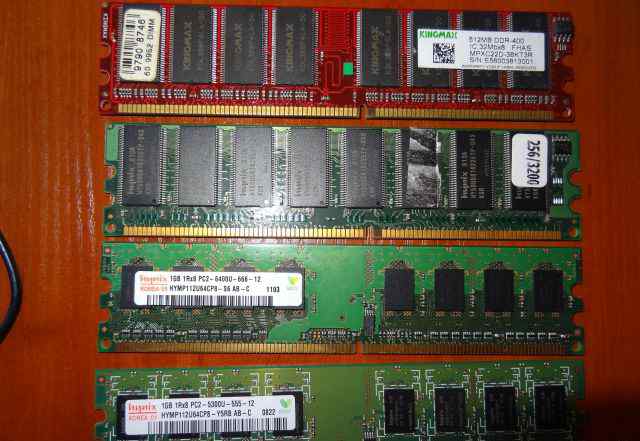 Оперативная память DDR - 2 планки
