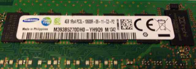 Samsung 4GB 1Rx4 PC3L-10600R-09-11-C2-P2