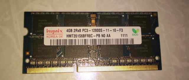 SO-dimm 4GB Hynix DDR-3 1600MHz DDR3 12800s