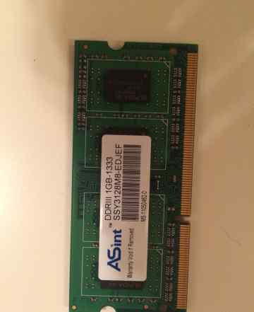 Память для ноутбука DDR3 1GB-1333