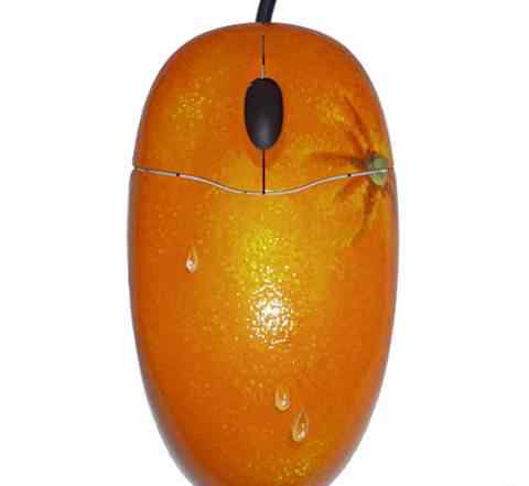 Расписная компьютерная мышь Logitech Orange