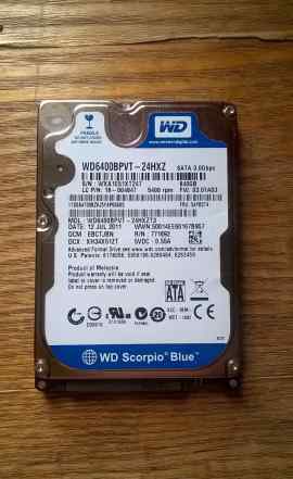 Жёсткий диск для ноутбука Western Digital 640GB