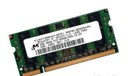 Micron DDR2 2GB 667 sodimm для ноутбука