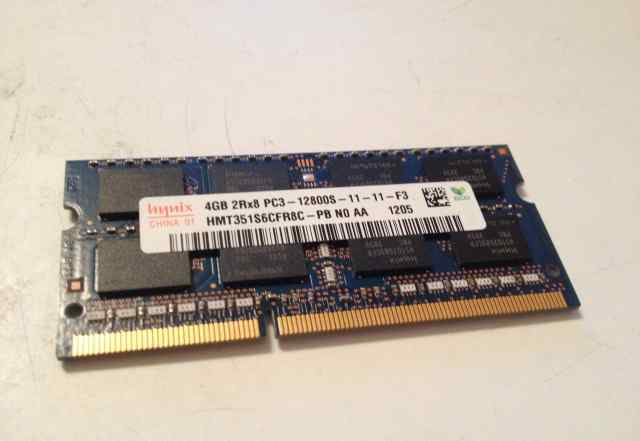 Модуль памяти sodimm DDR3 4Gb PC3-12800