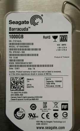 HDD 1Tb Seagate Barracuda