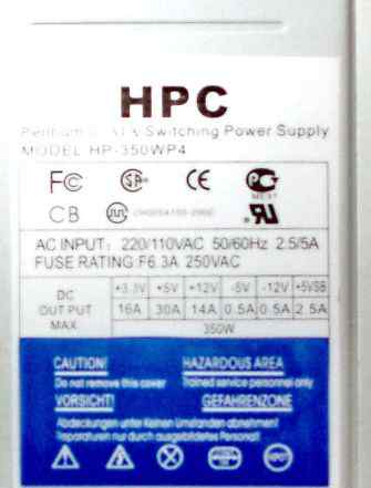 Блок HP350WP4