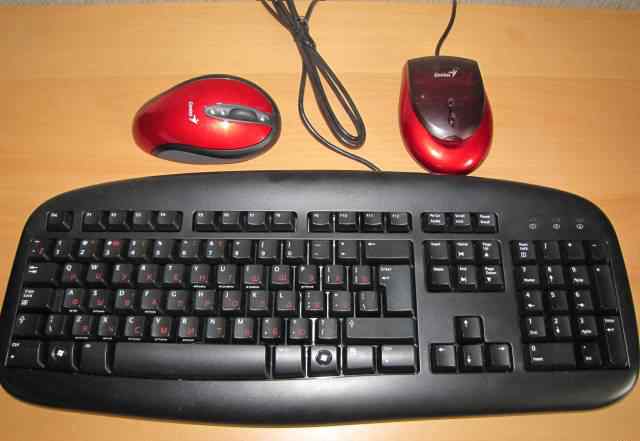 Клавиатура и беспроводная мышь