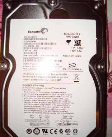 Серверный диск Seagate Barracuda NS ES.2 1000gb