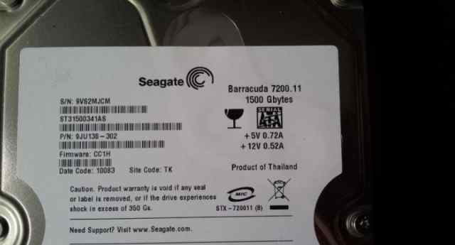 Seagate ST31500341AS на запчасти
