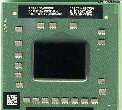  AMD Athlon 64 X2 for Notebook amql60DAM22GG