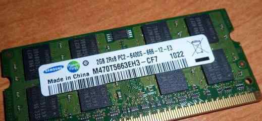 Оперативная память для ноутбука SO-Dimm DDR2 2Gb
