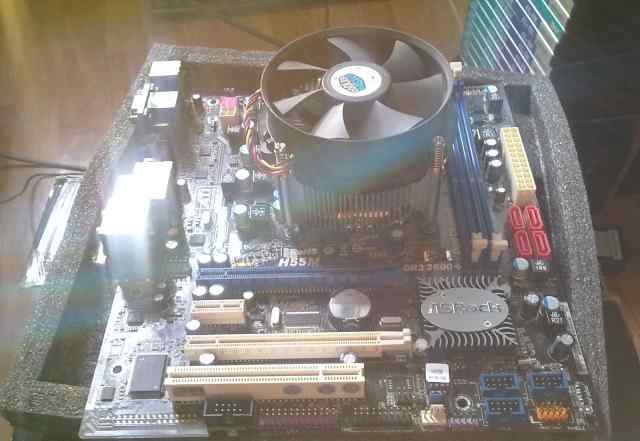 ASRock H55M LGA1156 + Intel Core i3-540