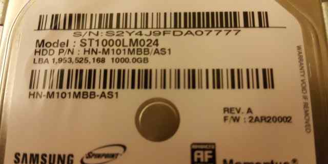 Жесткий диск HDD 2.5