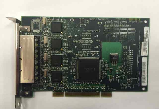 4-х портовая PCI сетевая плата на Intel