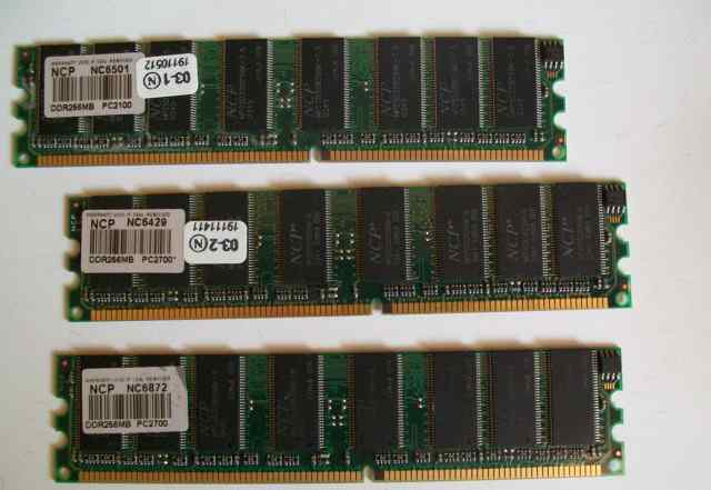 Оперативная память 256 Mb - (NCP, DDR 333, PC2700)
