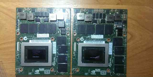Видеокарта NVidia GeForce GTX 580M 2Gb (2 шт)