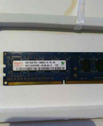 DDR3 hynix PC3 10600 1Gb