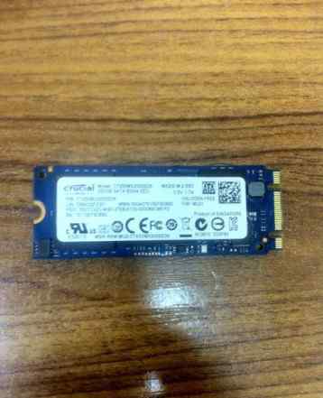 Новый SSD Crucial 256gb m.2