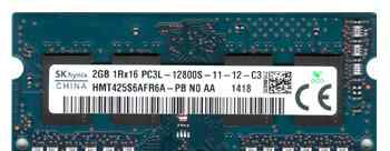 Hynix 2 гб DDR3, 1600 мгц, PC3L-12800S