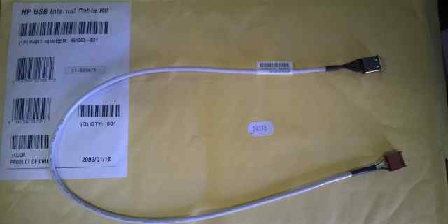 HP HP USB Internal Cable 451363-B21