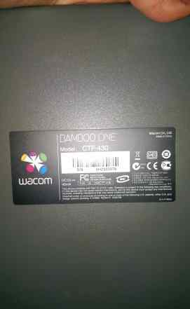 Wacom Bamboo One CTF-430 - графический планшет