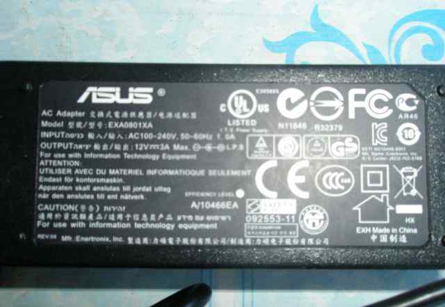 Asus Eee PC T101MT. Оригинальный блок питания