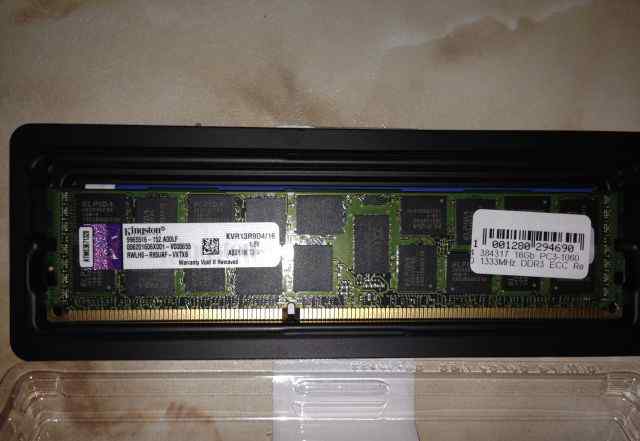 Память DDR3 16Gb 1333MHz Kingston (KVR13R9D4/16)