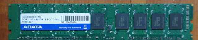 Оперативная память A-data DDR3-1333 ECC 4Gb