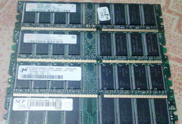 4х1гб память DDR-1 (pc3200)