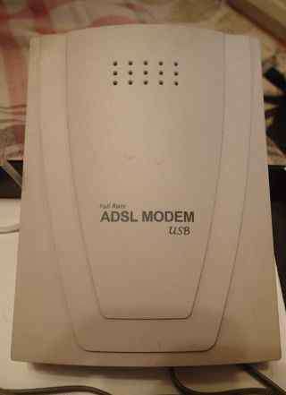 USB adsl modem (aus. linx) + сплиттер