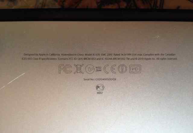 MacBook Air 11" 2011 A1370