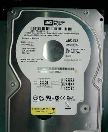 Жесткий диск WD 320Gb IDE
