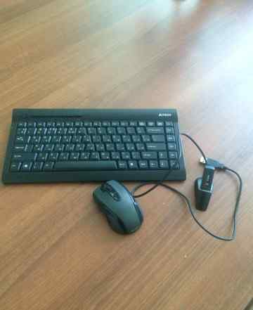 Клавиатура + мышь Комплект A4-Tech G6 Mini Wireles