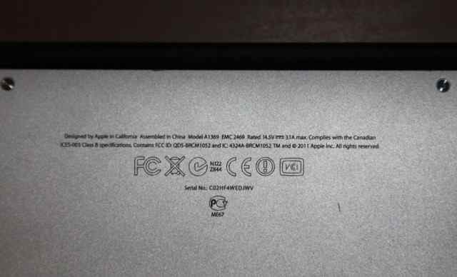 MacBook Air (новая батарея)