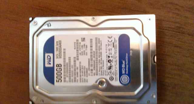 Жесткий диск HDD 500гб Western Digital Caviar Blu