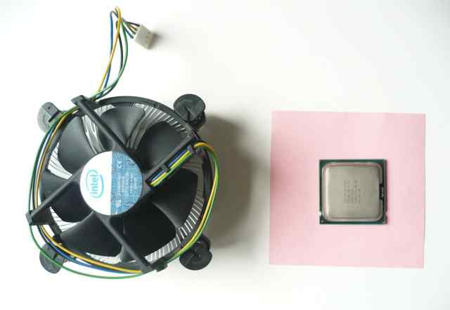 Процессор intel Core 2 Duo E7400, LGA 775 + кулер