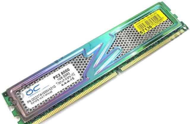 1Гб DDR2 PC2-8000 Titanium Alpha VX2 4-4-4-15