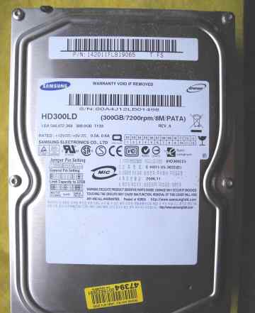 Samsung HD300LD 300Gb/7200prm/8m/PATA