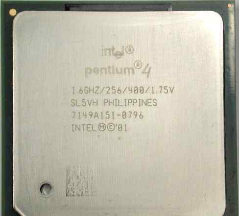 Pentium 4 1.6Ghz/256/400 - Socket 478 с кулером
