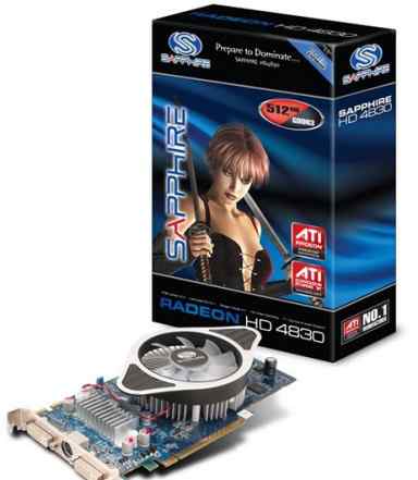 Radeon HD 4830 512mB gddr3 PCI-E dual DVI-I/TVO