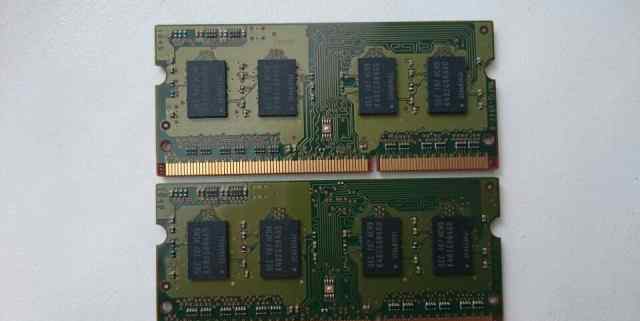 Память для ноутбука DDR3 4гб (2x2гб) 1333MHz