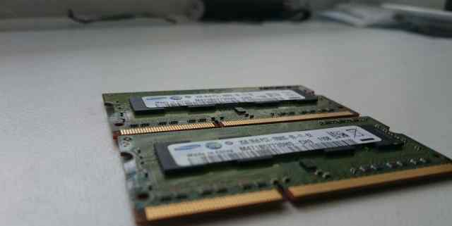 Память для ноутбука DDR3 4гб (2x2гб) 1333MHz