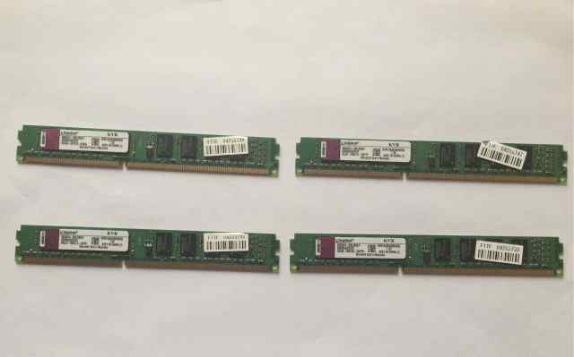 DDR3 2 Гб Kingston KVR1333D3S8N9/2G - 4 планки