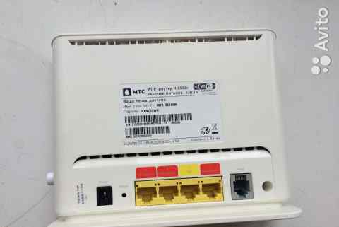 Wi-Fi роутер/adsl модем Huawei HG532c от МТС